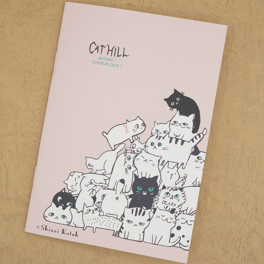 Cat Hill B6 Notebook Pink Shinzi Katoh Design
