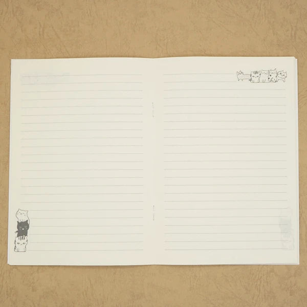 Cat Hill B6 Notebook Pink Shinzi Katoh Design