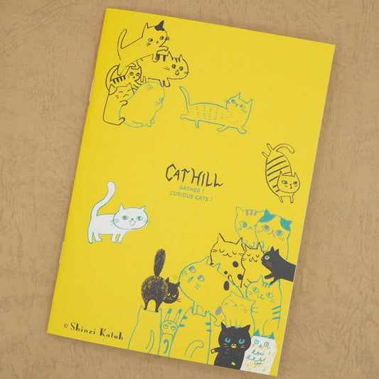 Cat Hill B6 Notebook Yellow Shinzi Katoh Design