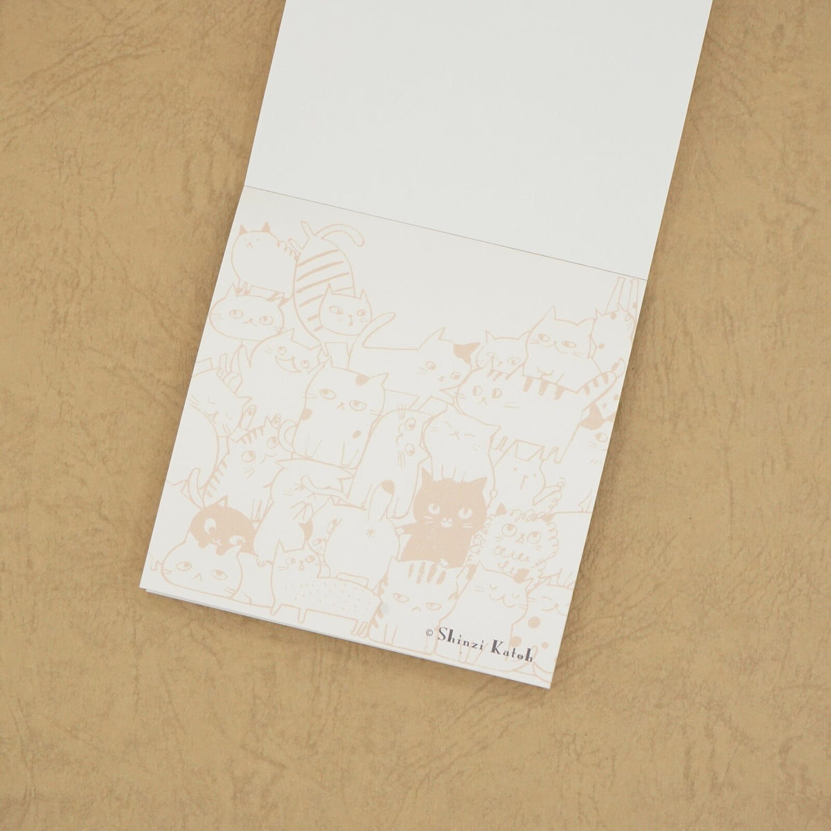 Cat Hill Memo Pad Green Shinzi Katoh Design