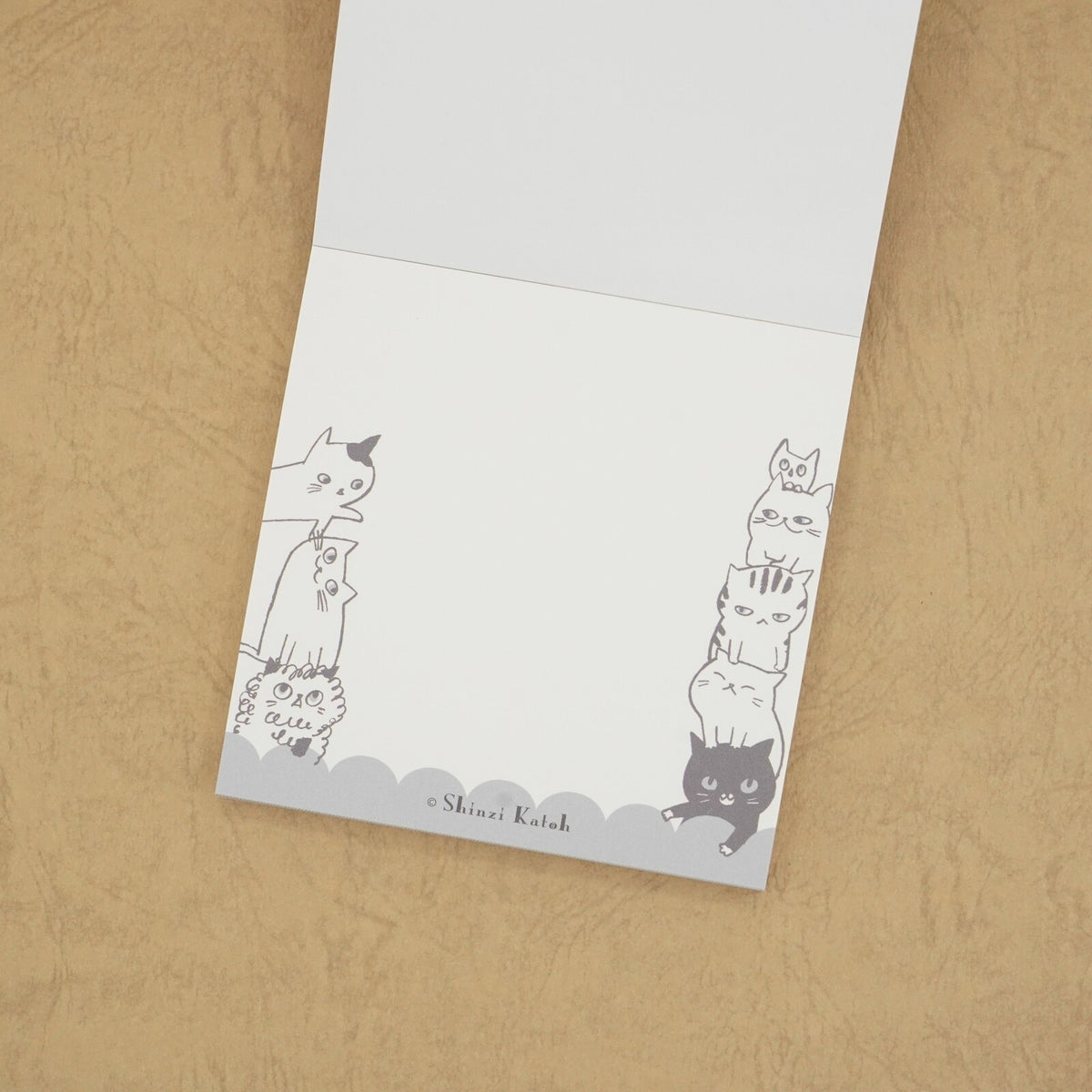 Cat Hill Memo Pad Pink Shinzi Katoh Design