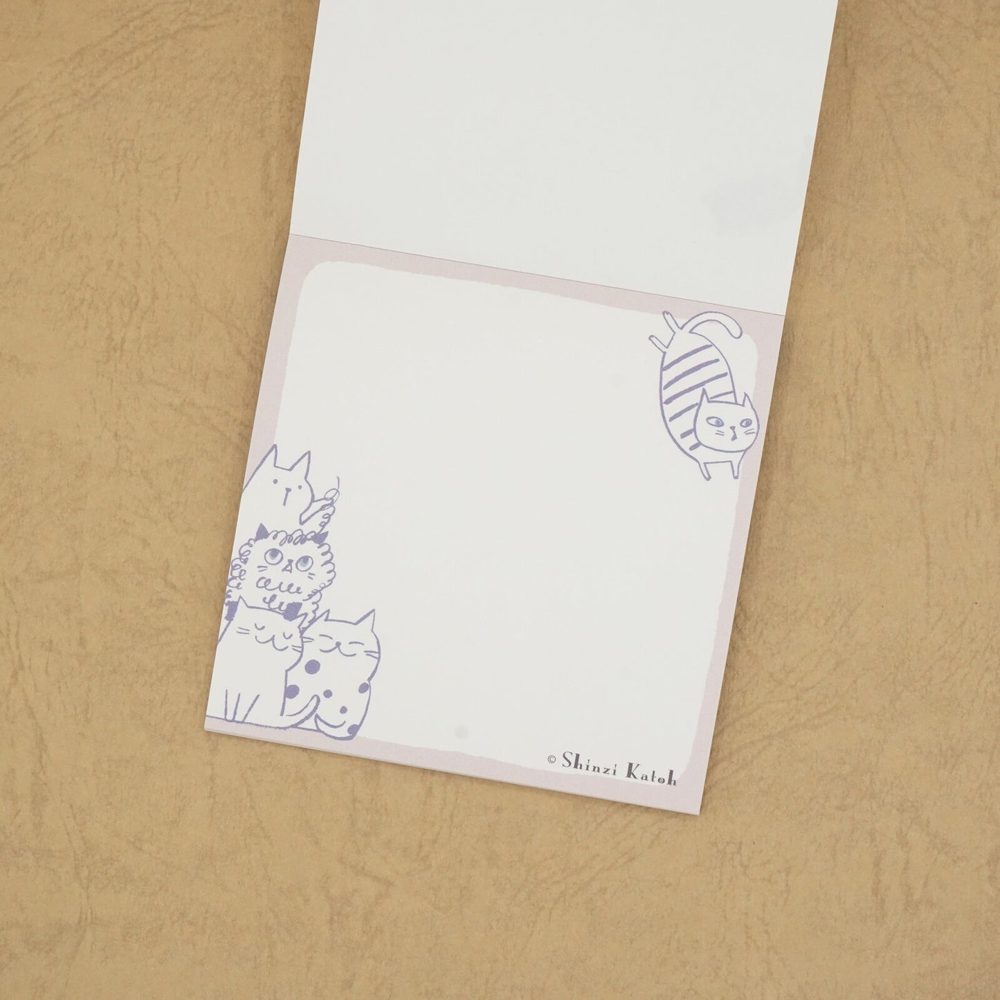 Cat Hill Memo Pad Pink Shinzi Katoh Design