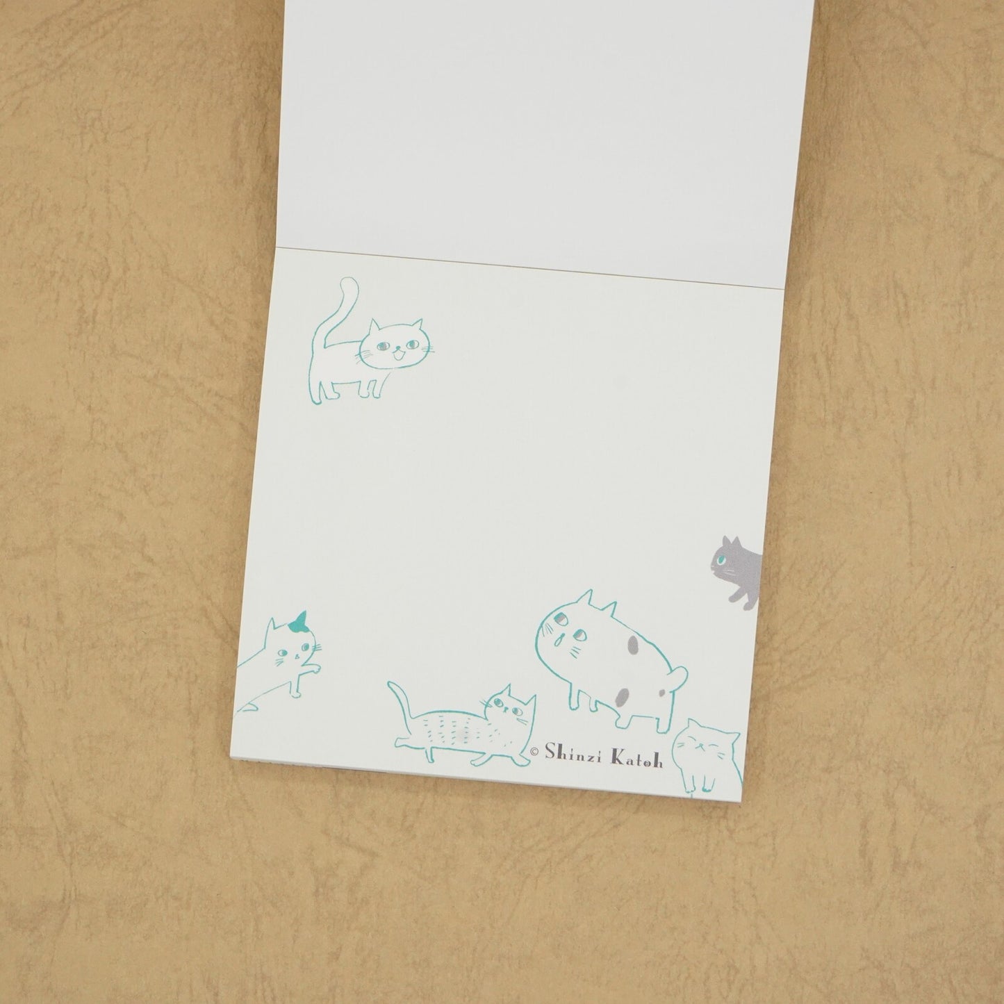Cat Hill Memo Pad Yellow Shinzi Katoh Design