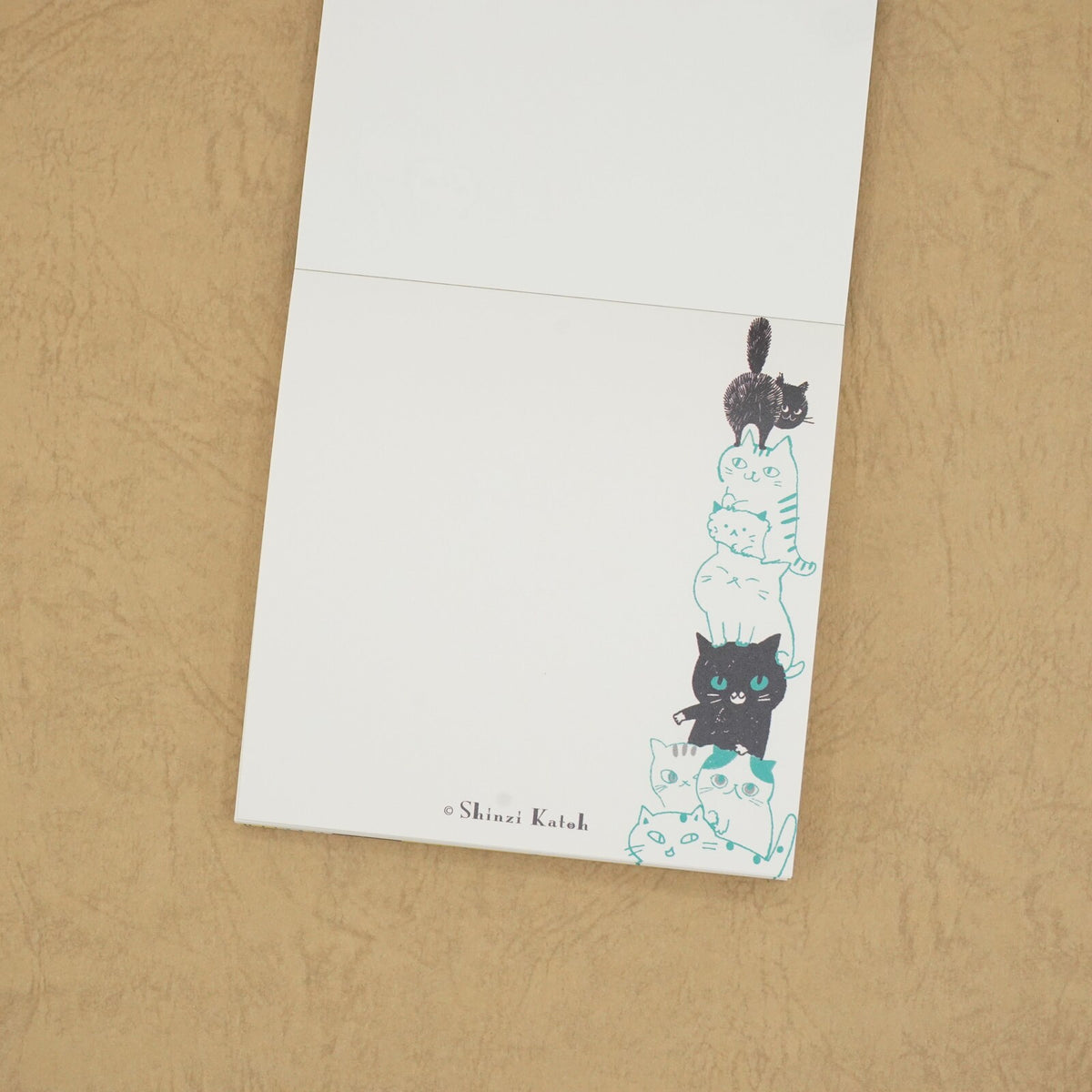 Cat Hill Memo Pad Yellow Shinzi Katoh Design