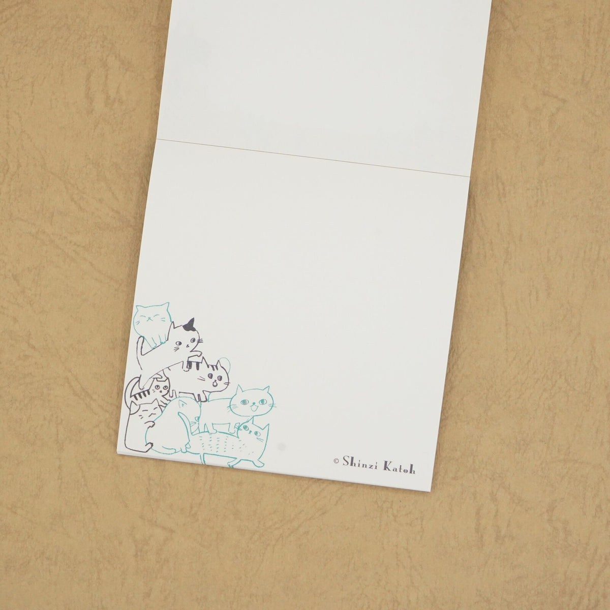 Cat Hill Memo Pad Yellow Shinzi Katoh Design