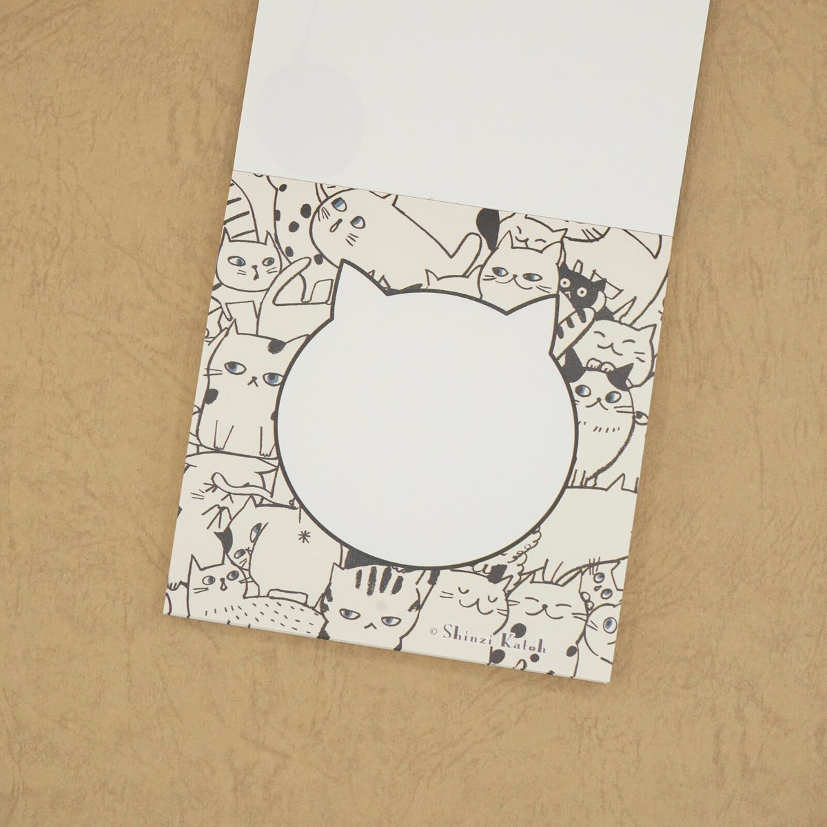 Cat Hill Memo Pad Black Shinzi Katoh Design