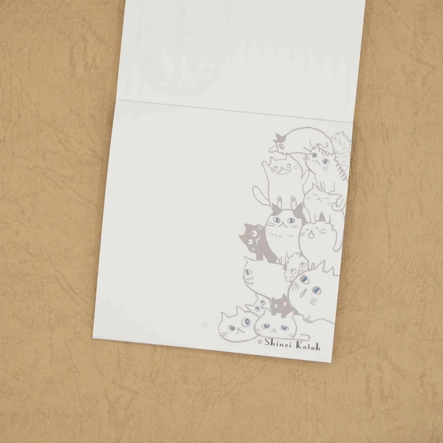 Cat Hill Memo Pad Black Shinzi Katoh Design