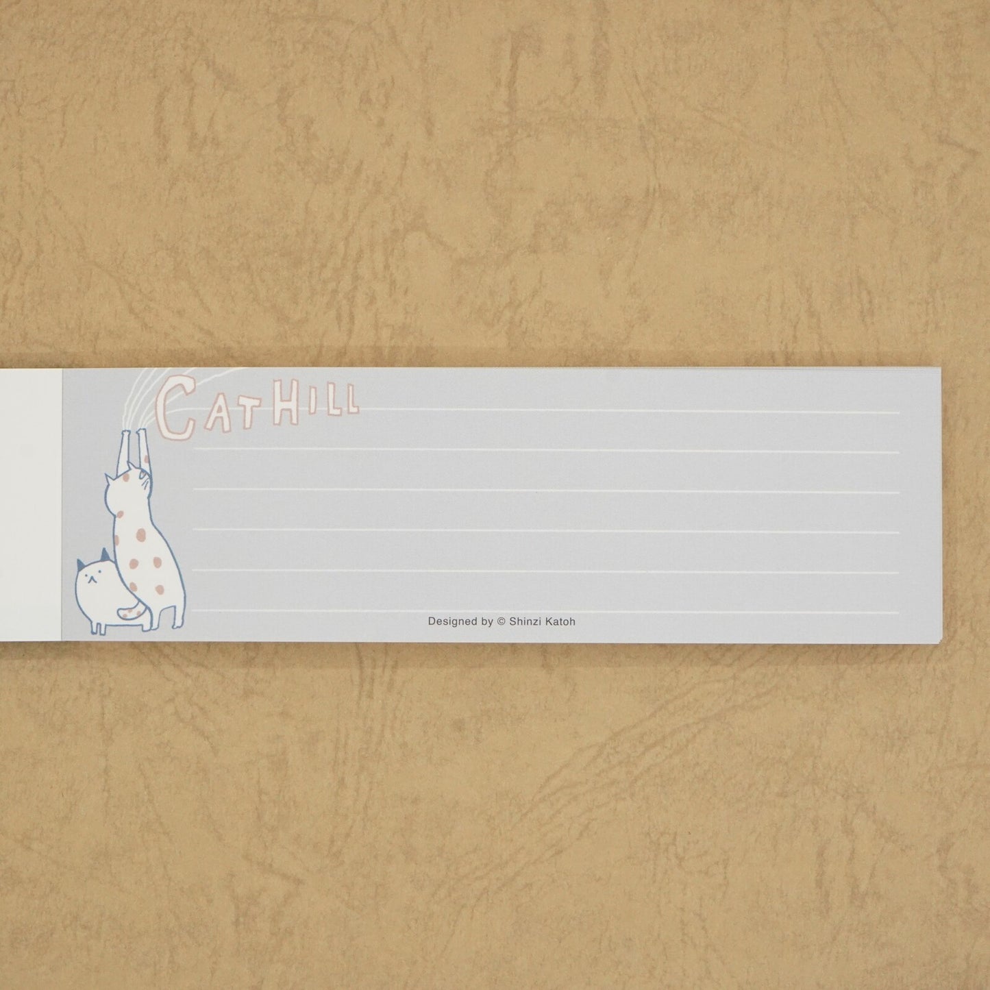 Cat Hill Memo Pad Green Shinzi Katoh Design