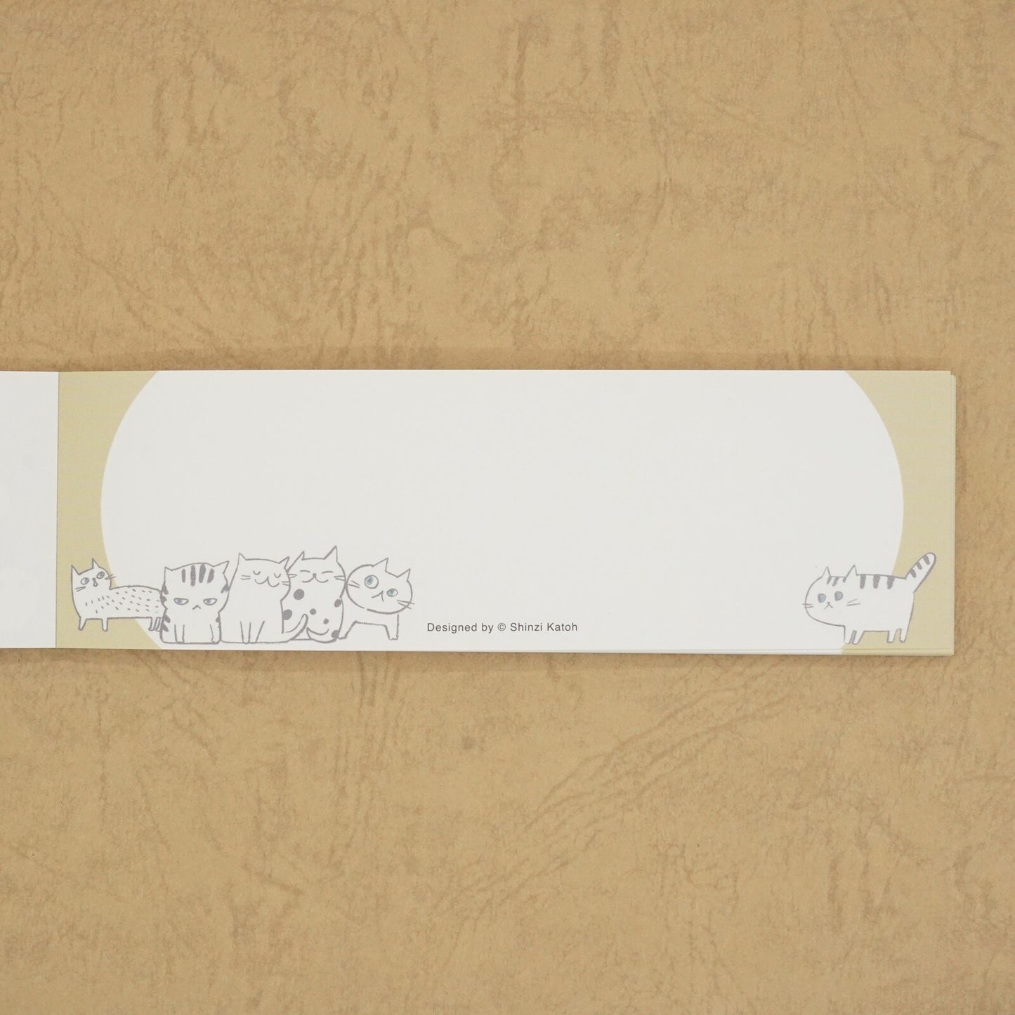 Cat Hill Memo Pad Green Shinzi Katoh Design