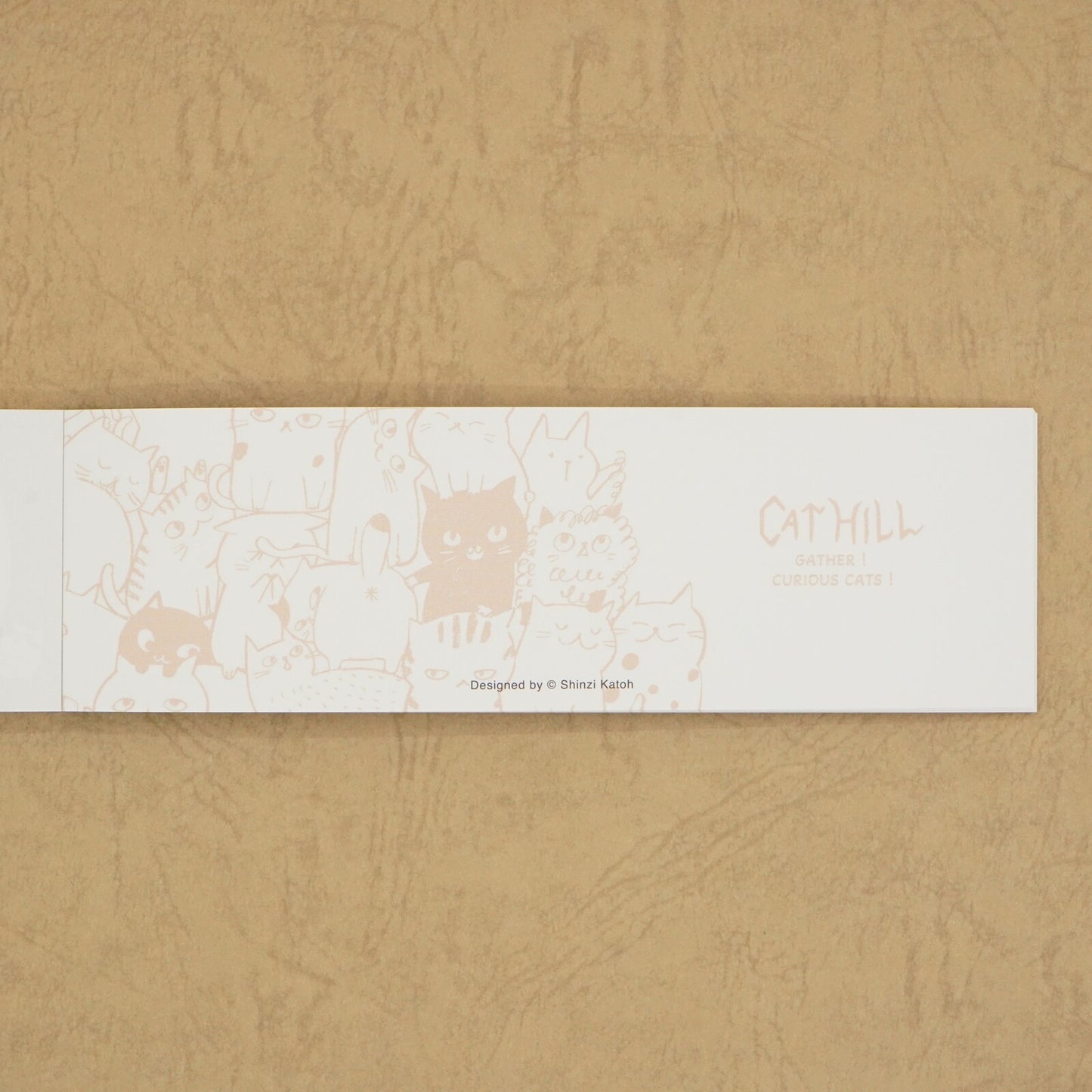 Cat Hill Memo Pad Green Shinzi Katoh Design