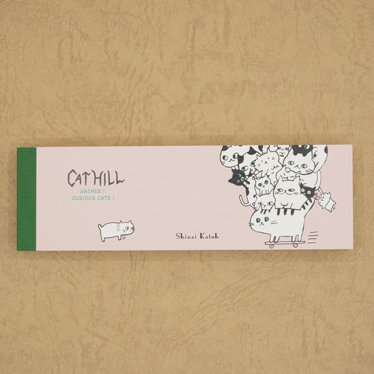 Cat Hill Memo Pad Pink Shinzi Katoh Design