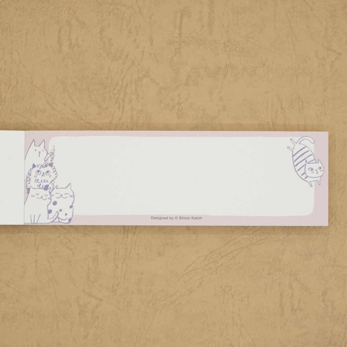 Cat Hill Memo Pad Pink Shinzi Katoh Design