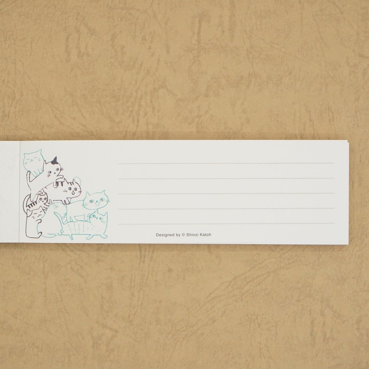 Cat Hill Memo Pad Yellow Shinzi Katoh Design