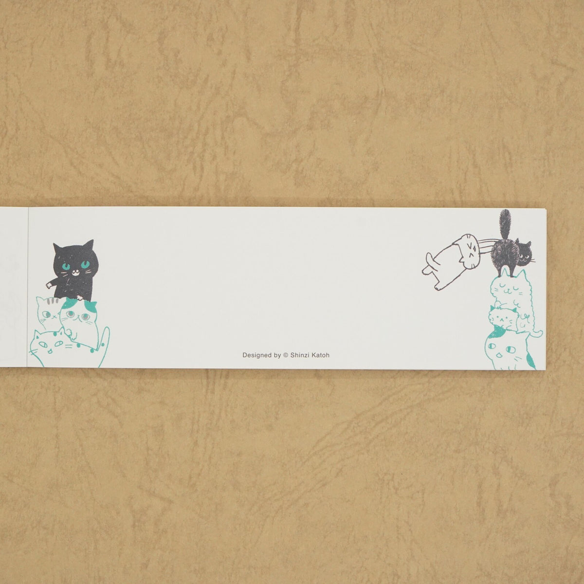 Cat Hill Memo Pad Yellow Shinzi Katoh Design