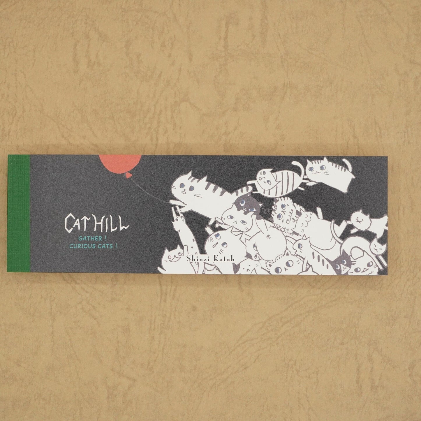 Cat Hill Memo Pad Black Shinzi Katoh Design