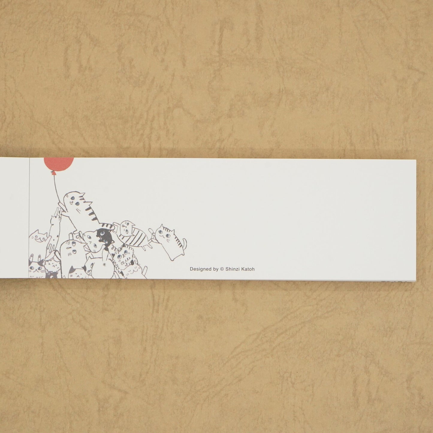 Cat Hill Memo Pad Black Shinzi Katoh Design