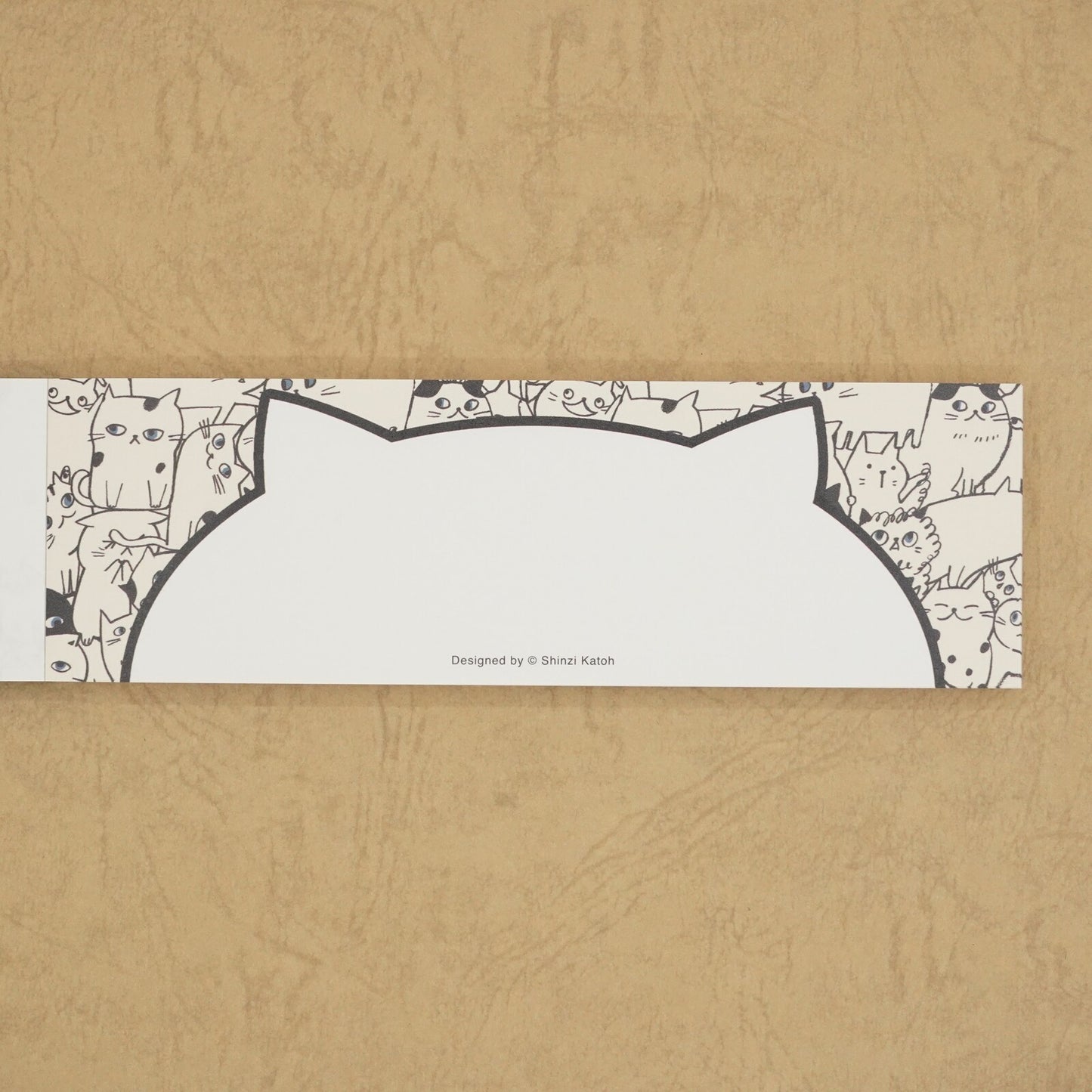 Cat Hill Memo Pad Black Shinzi Katoh Design