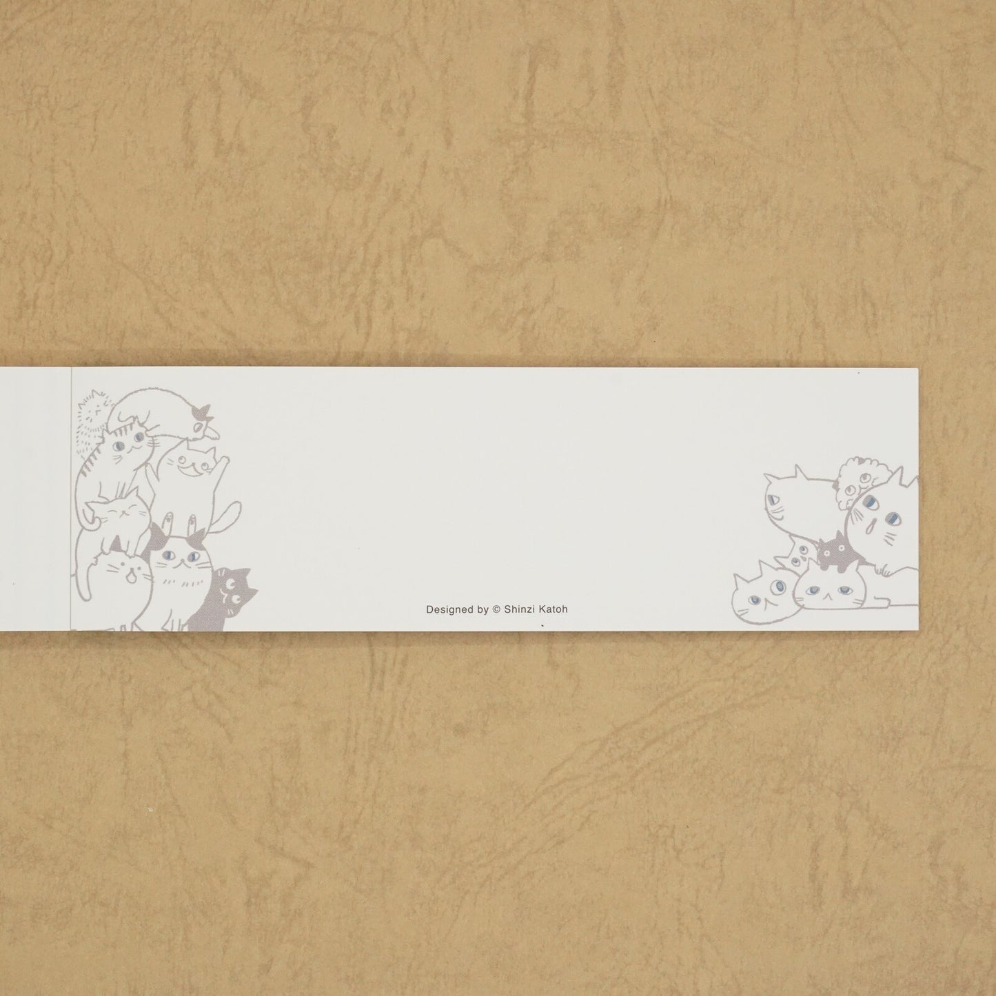 Cat Hill Memo Pad Black Shinzi Katoh Design