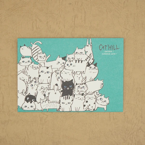 Cat Hill Letter Set Green Shinzi Katoh Design