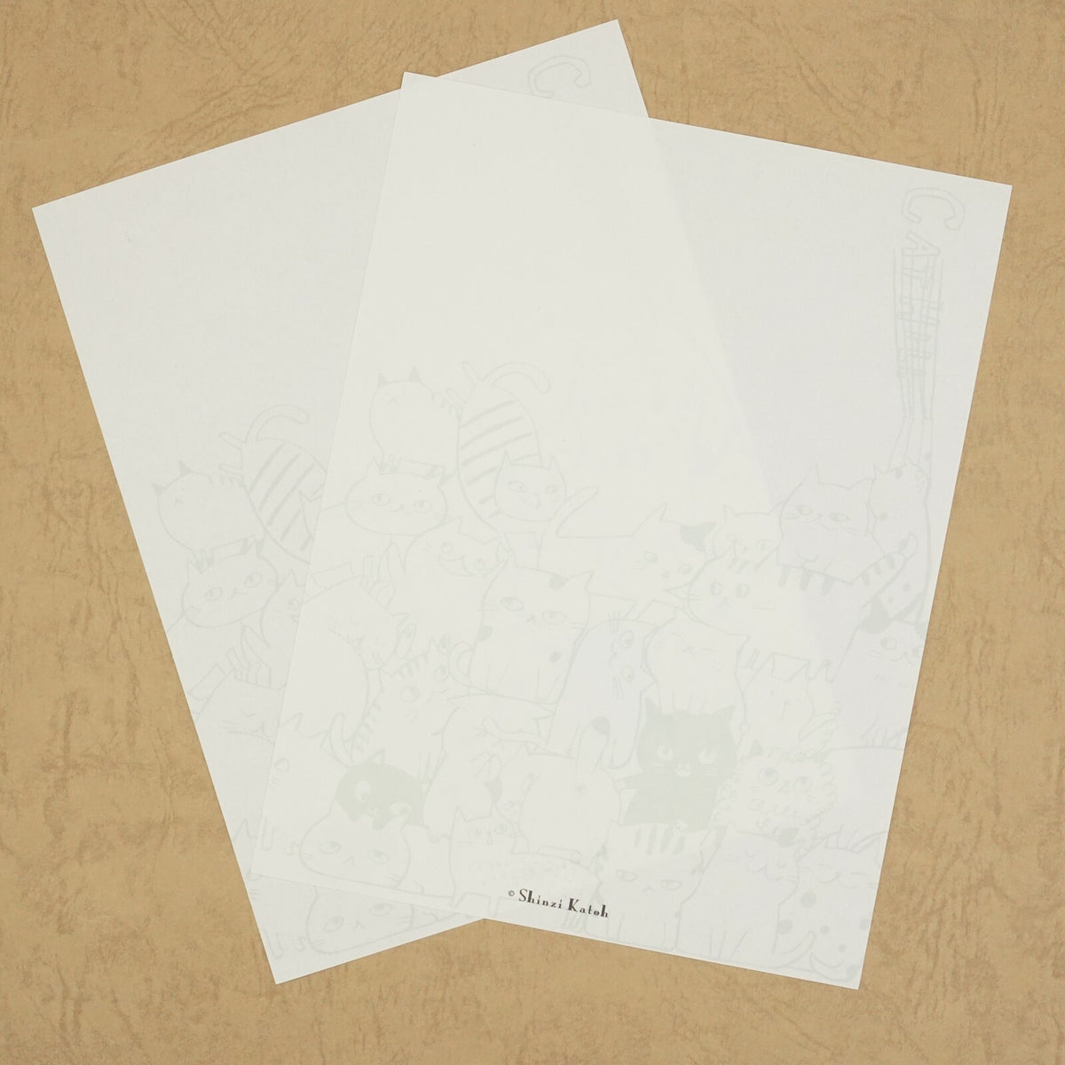 Cat Hill Letter Set Green Shinzi Katoh Design