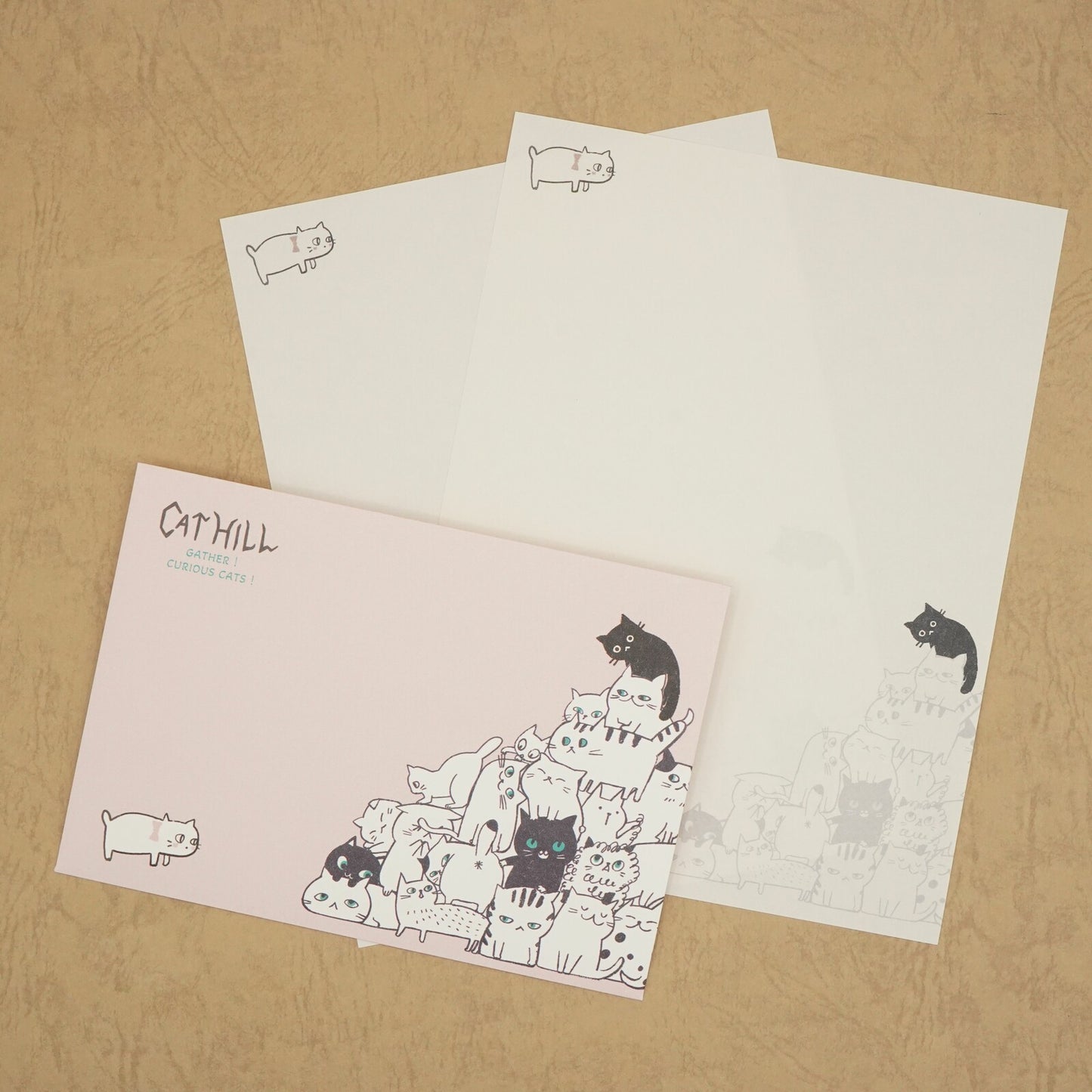 Cat Hill Letter Set Pink Shinzi Katoh Design