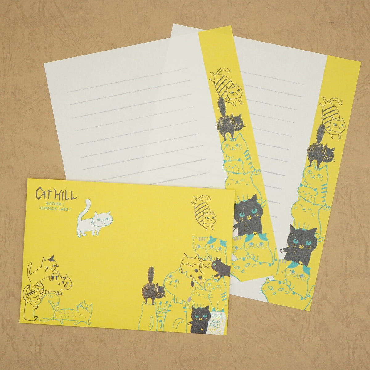 Cat Hill Letter Set Yellow Shinzi Katoh Design