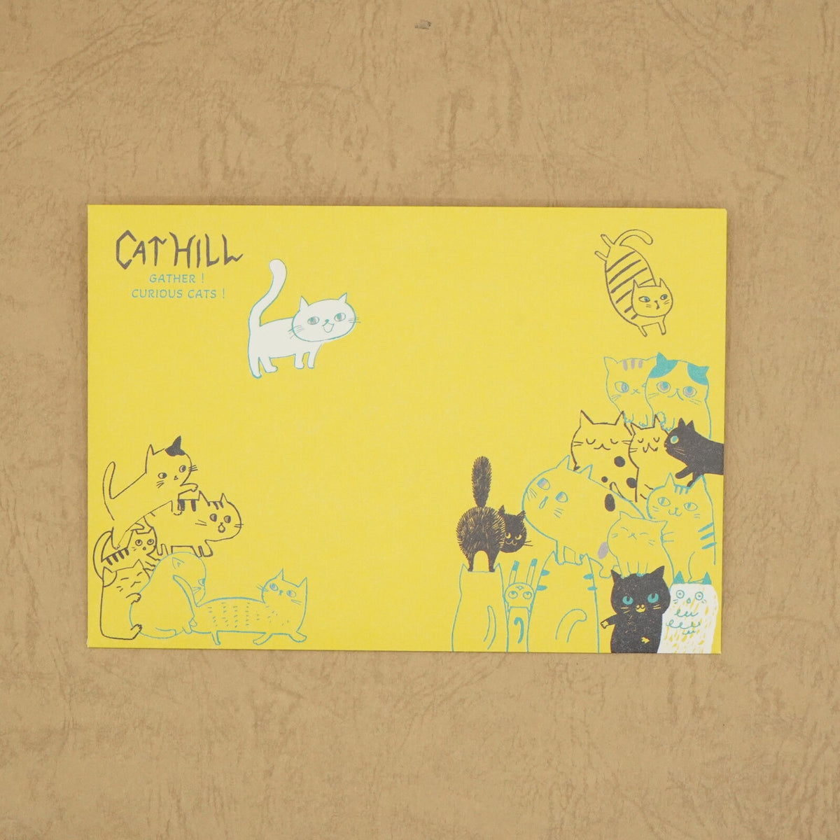 Cat Hill Letter Set Yellow Shinzi Katoh Design