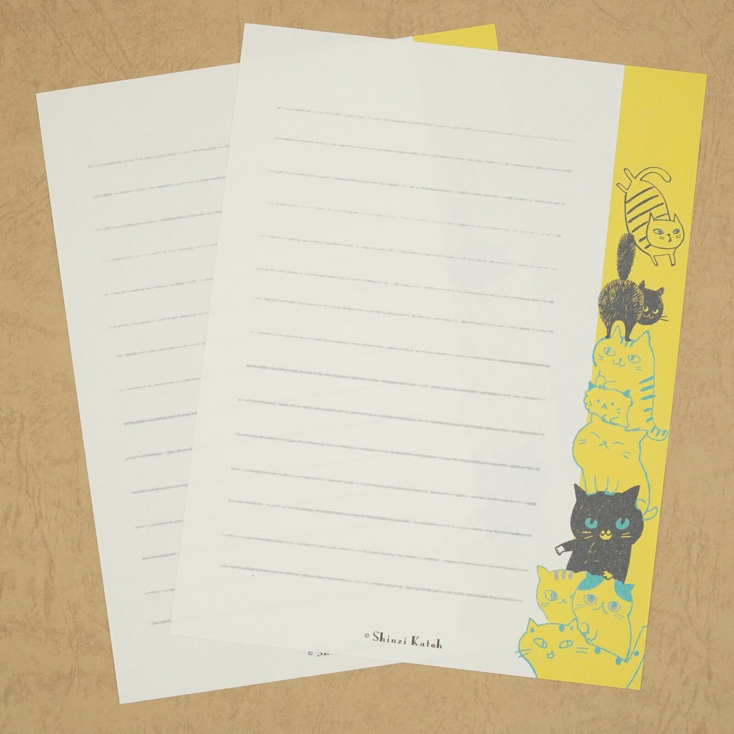 Cat Hill Letter Set Yellow Shinzi Katoh Design