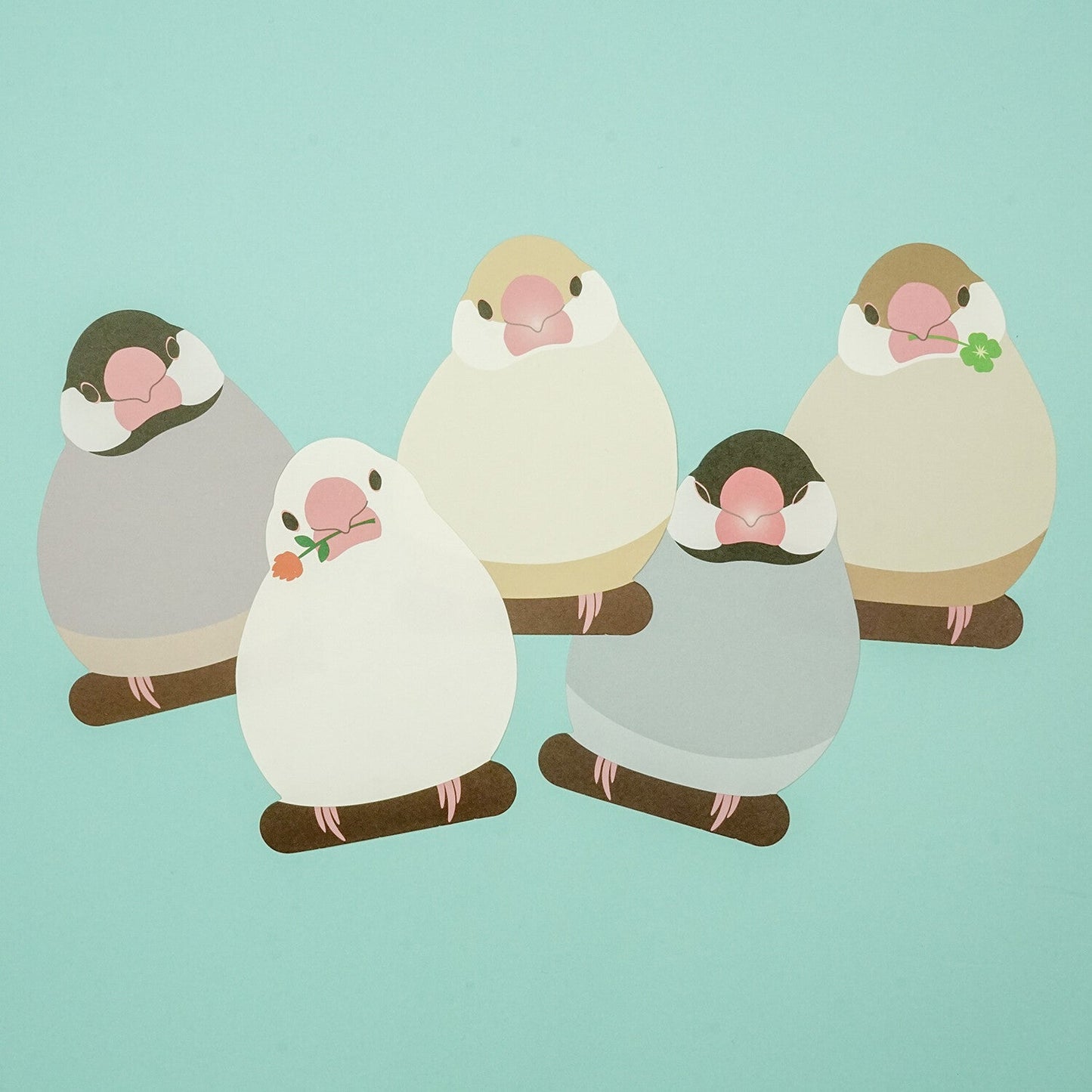 Java Sparrow Die Cut Memo Pad