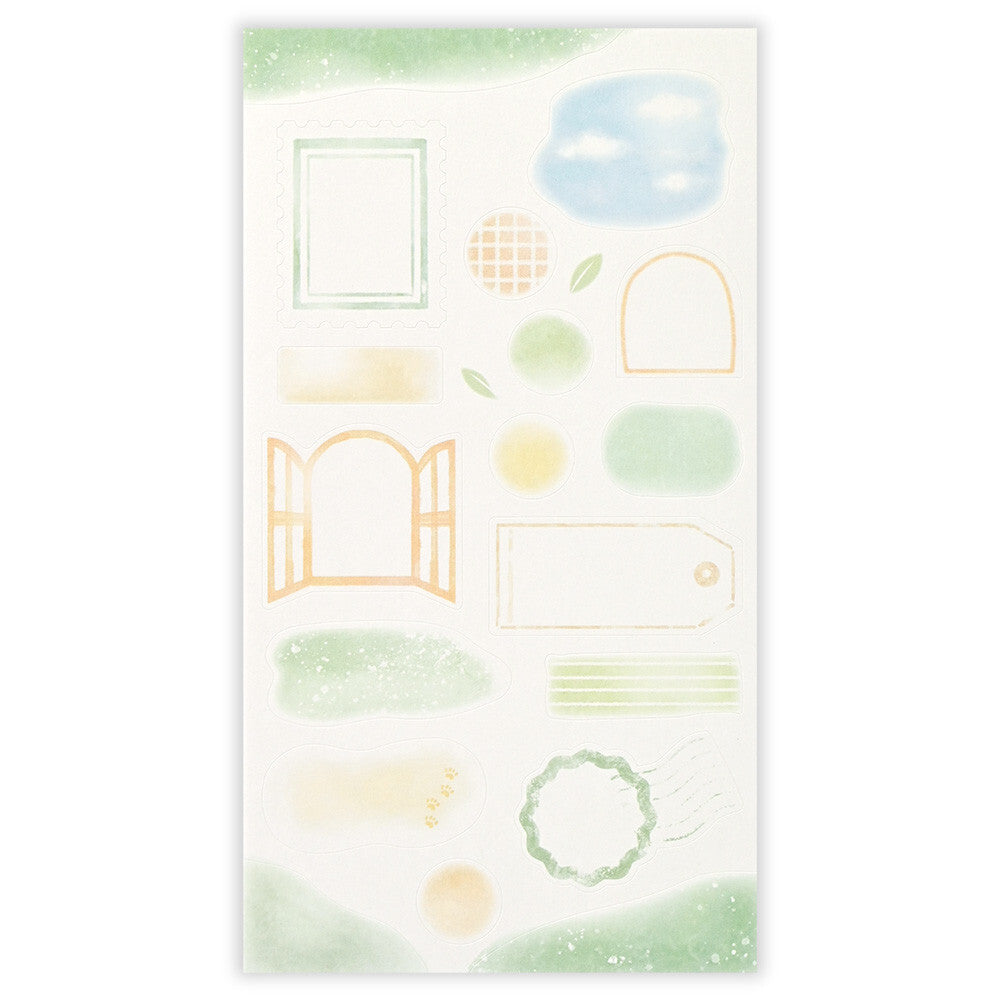 Forest Animal Deco Time Stickers Set