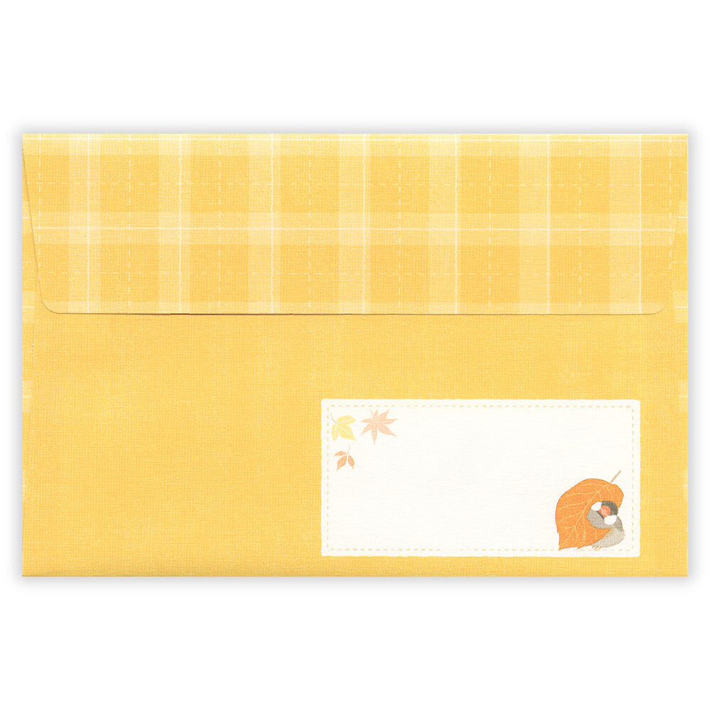 Java Sparrow in the Autumn Mini Letter Set