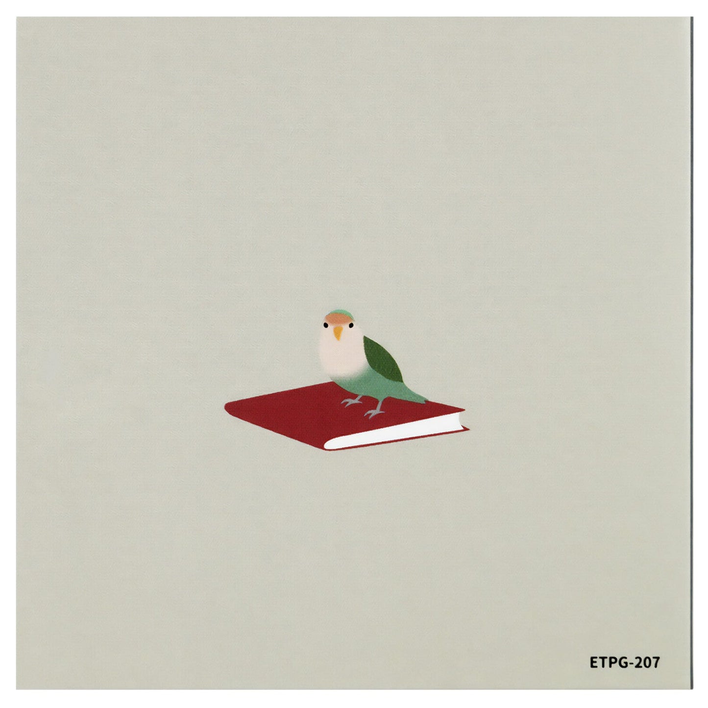 Die Cut Sticky Notes Book Budgie Love Bird Java Sparrow