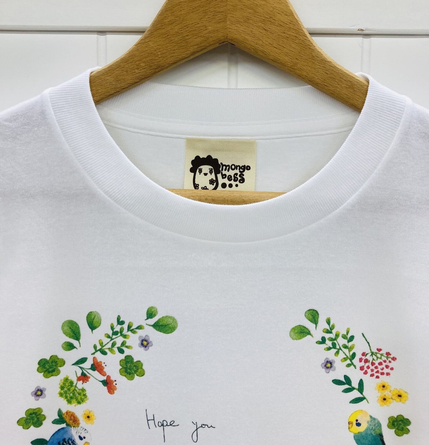 Bird Wreath Loose Fit T-Shirt (Made to Order)
