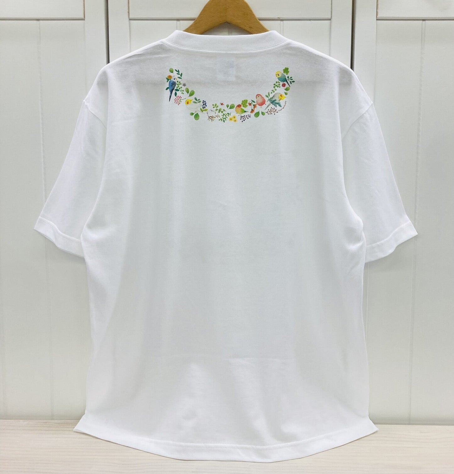 Bird Wreath Loose Fit T-Shirt (Made to Order)