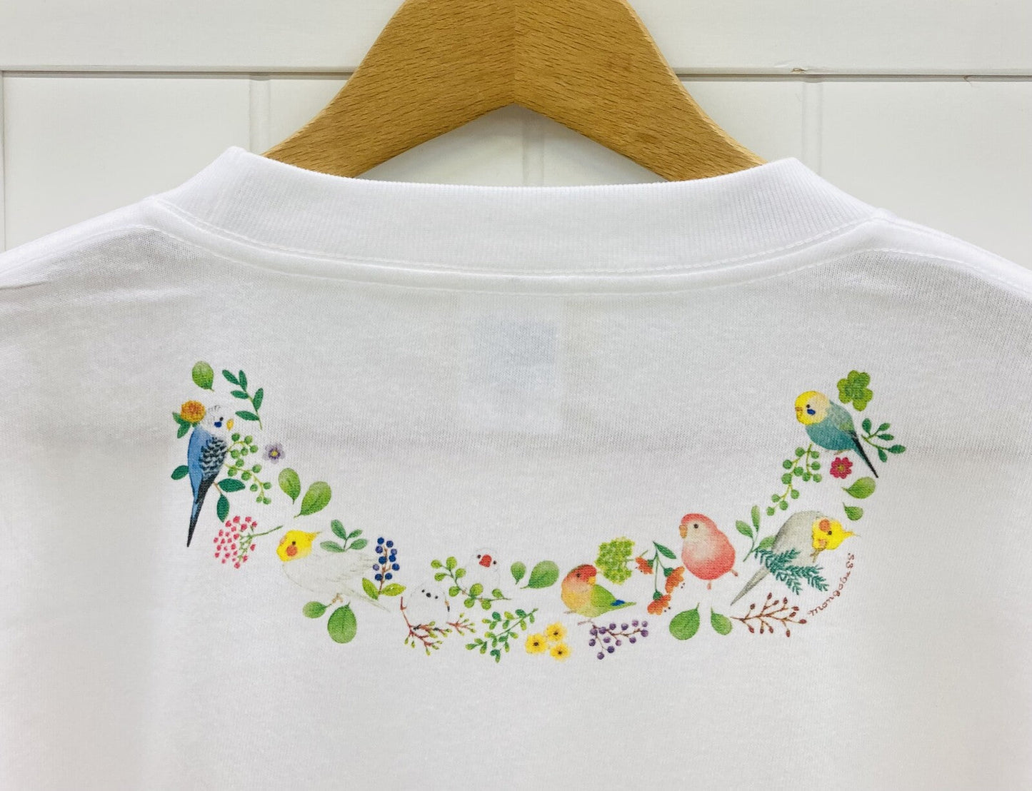 Bird Wreath Loose Fit T-Shirt (Made to Order)