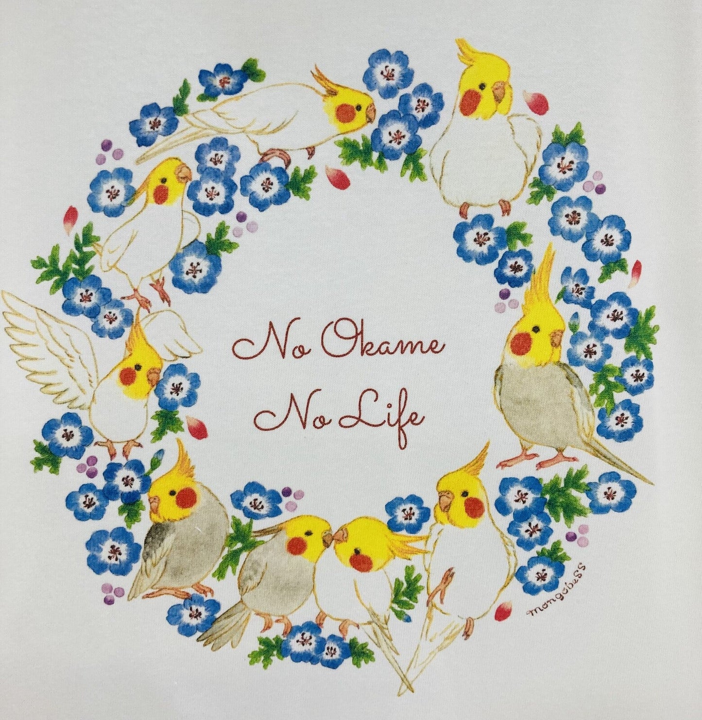 Cockatiel Wreath Women's T-shirt (Made to Order)