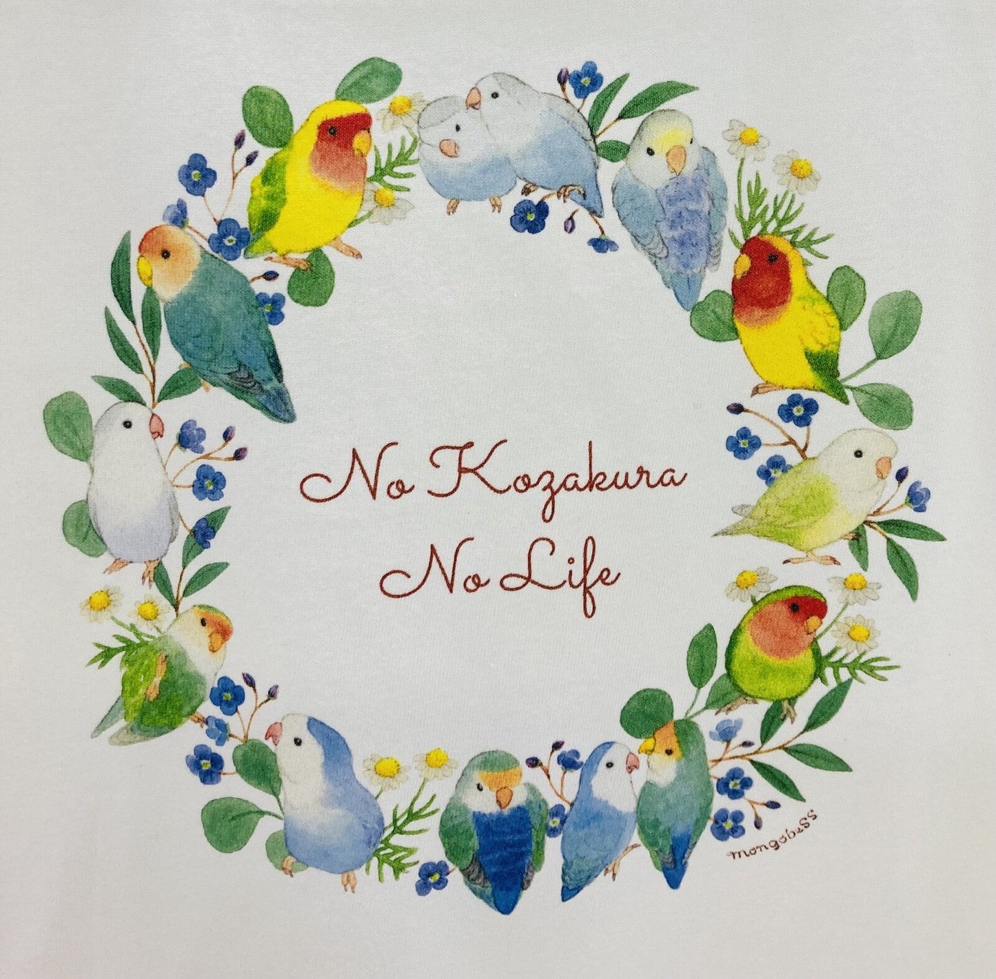 Lovebird Wreath Women's T-shirt (Made to Order)
