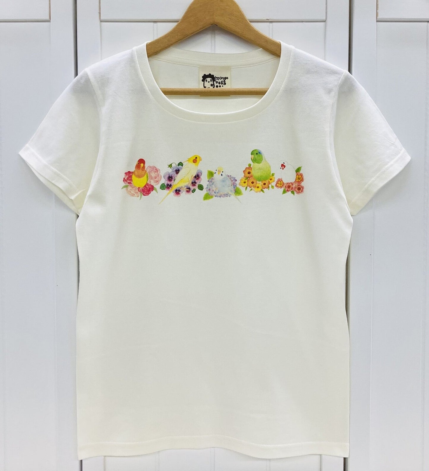 Birds & Flower Women's T-shirt (Made to Order)