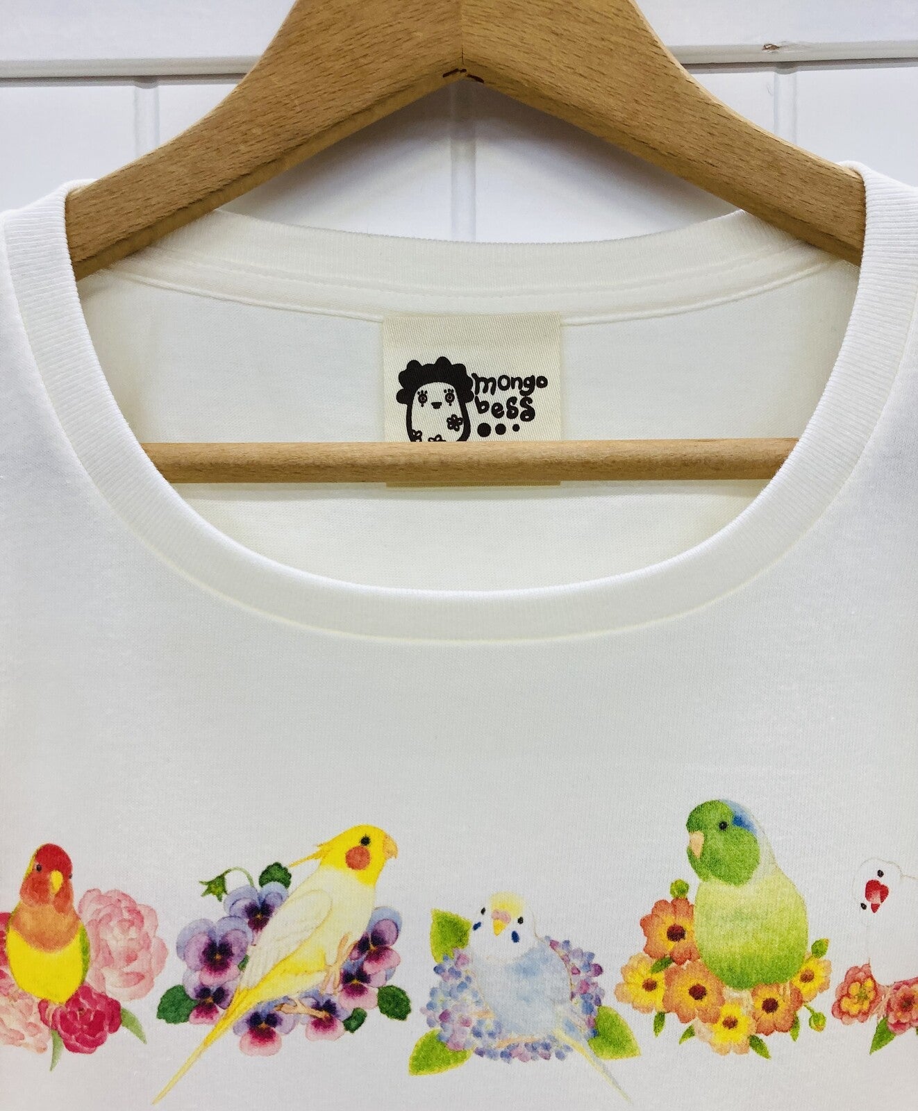 Birds & Flower Women's T-shirt (Made to Order)