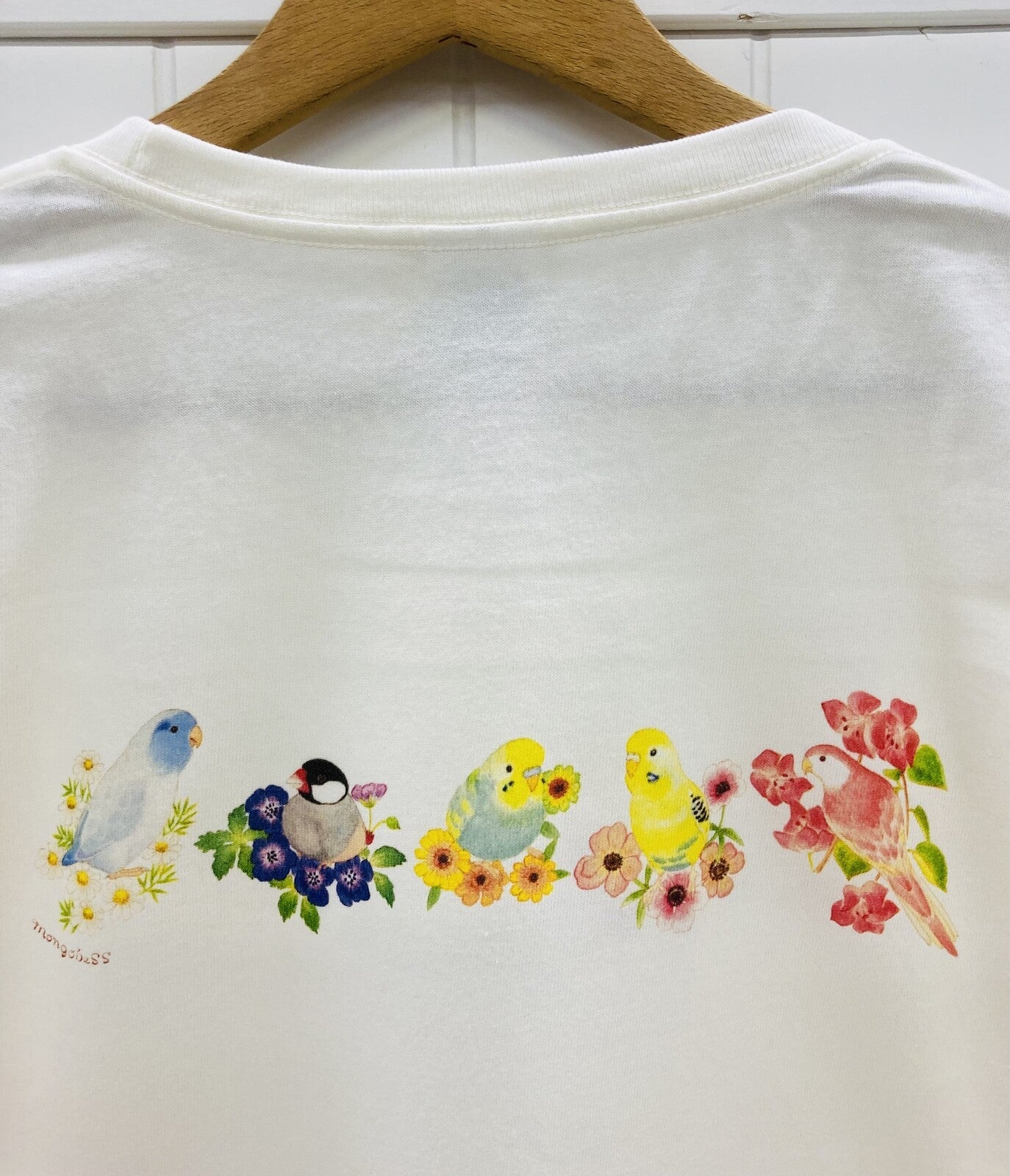 Birds & Flower Women's T-shirt (Made to Order)