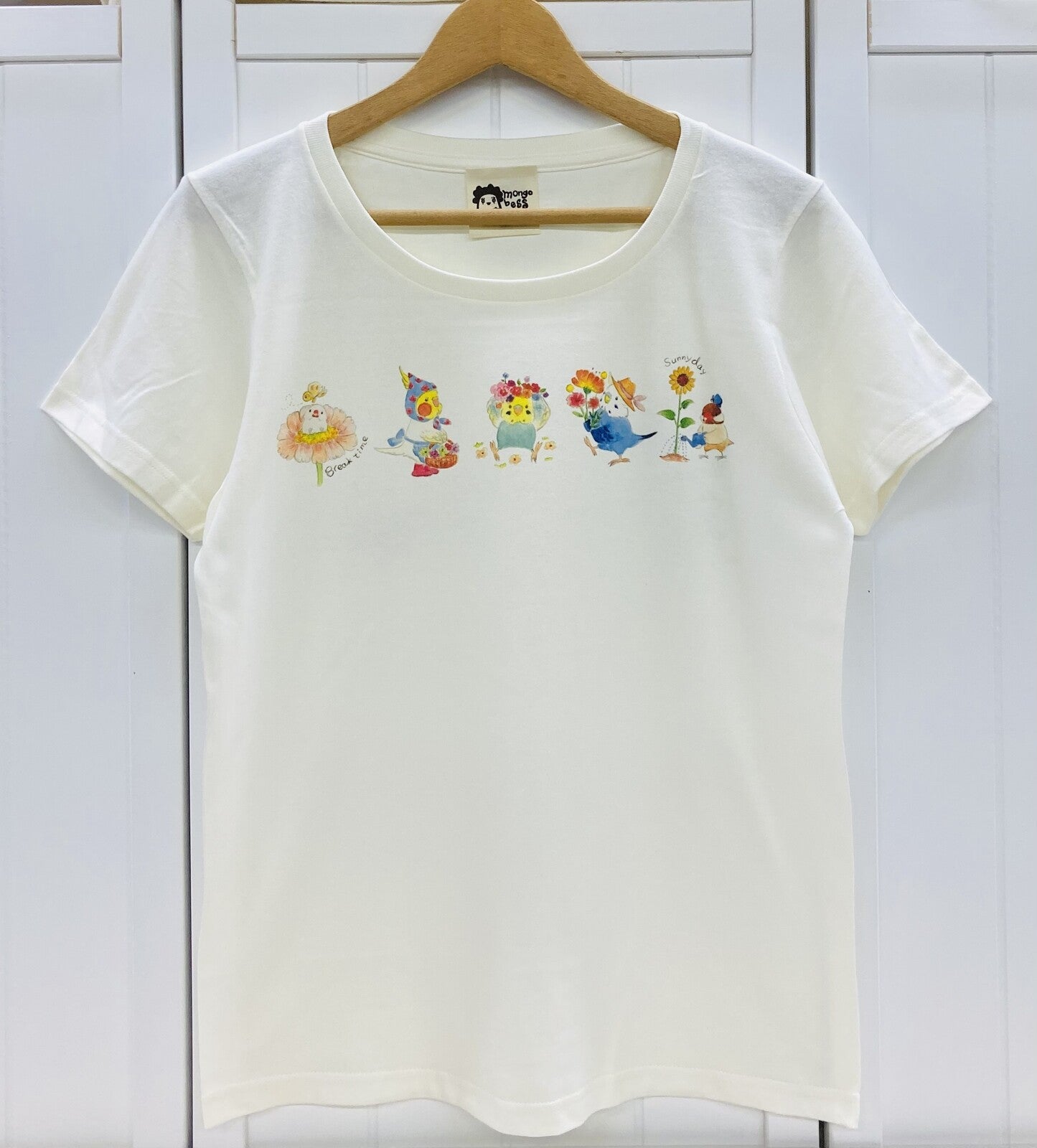 Birds & Flower Women's T-shirt (Made to Order)