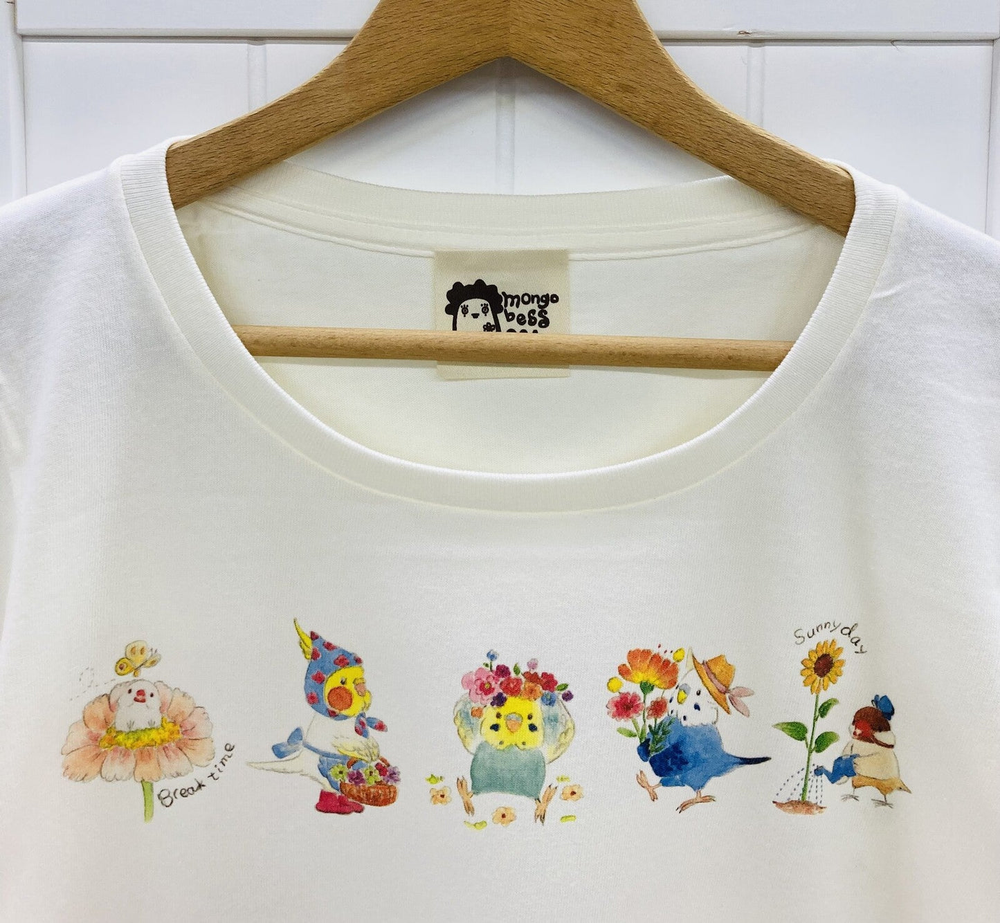 Birds & Flower Women's T-shirt (Made to Order)
