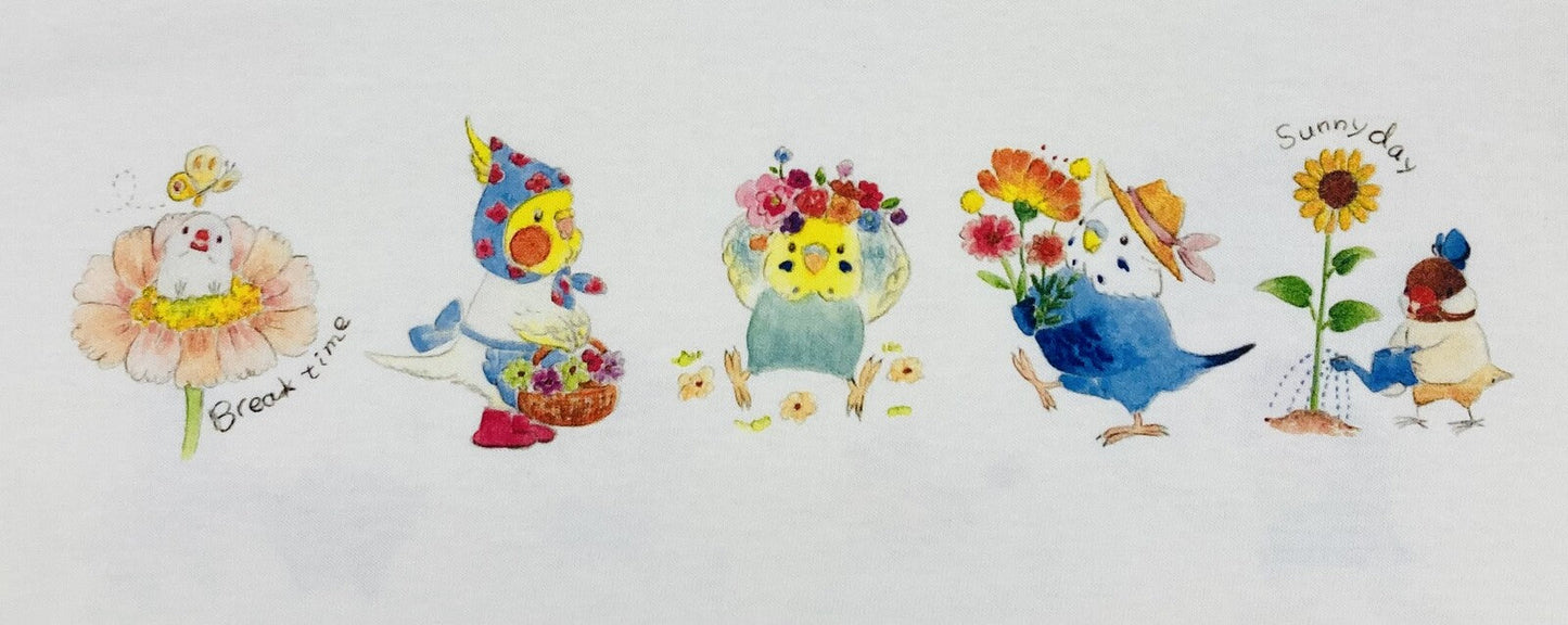 Birds & Flower Women's T-shirt (Made to Order)