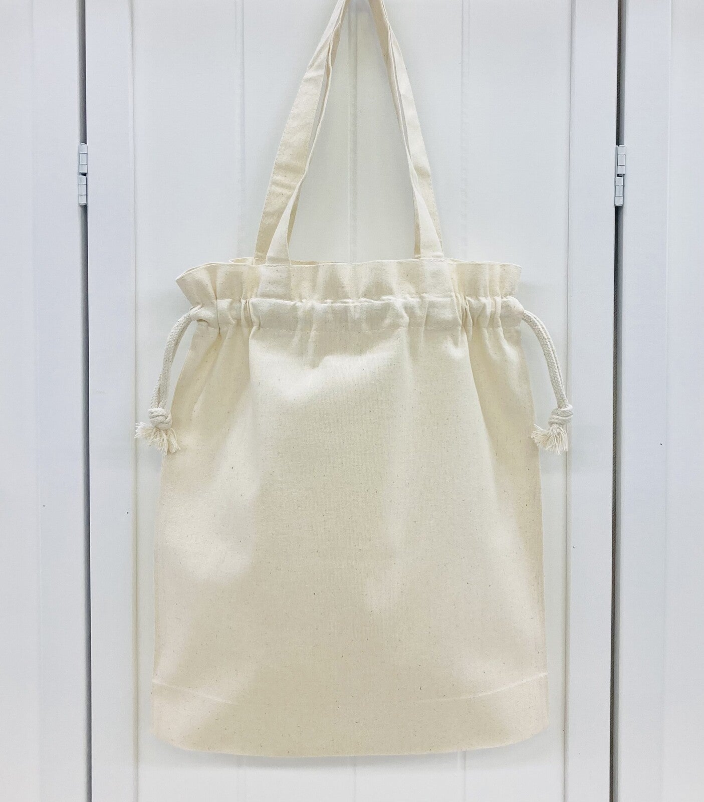 Java Sparrow Wreath Lightweight Cotton Drawstring Tote Bag Eco Bag