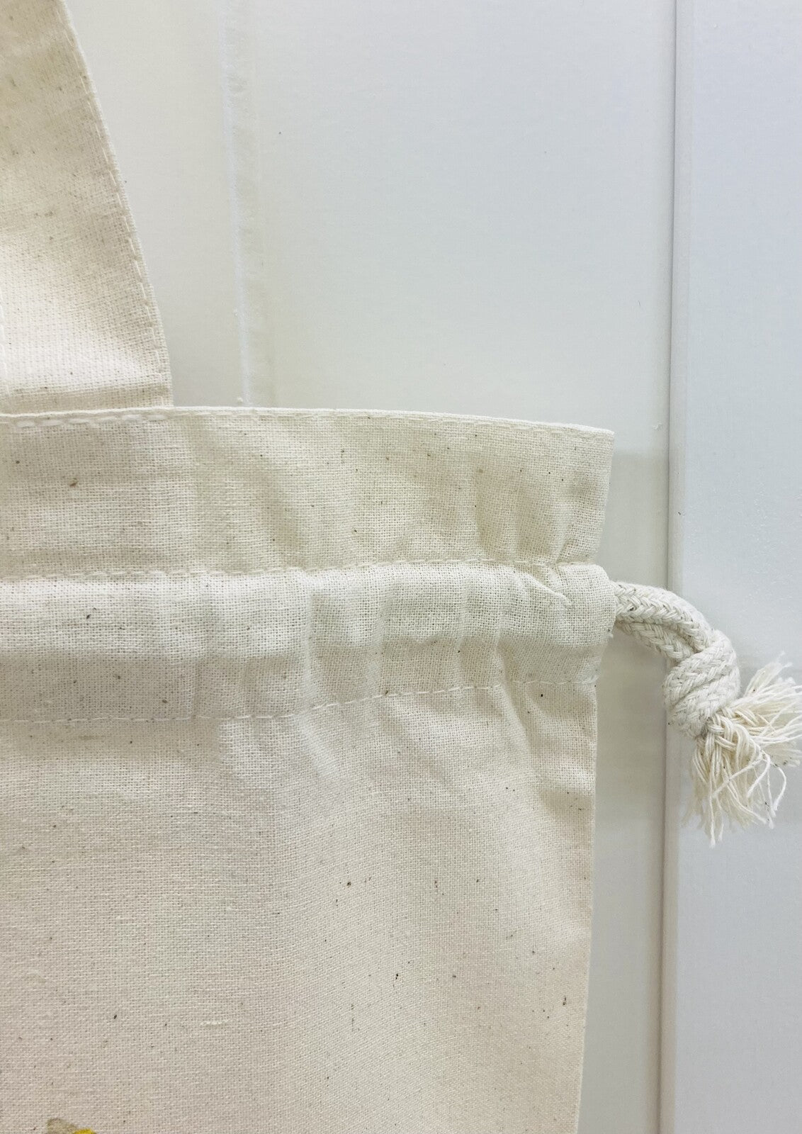 Bird Wreath Lightweight Cotton Drawstring Tote Bag Eco Bag