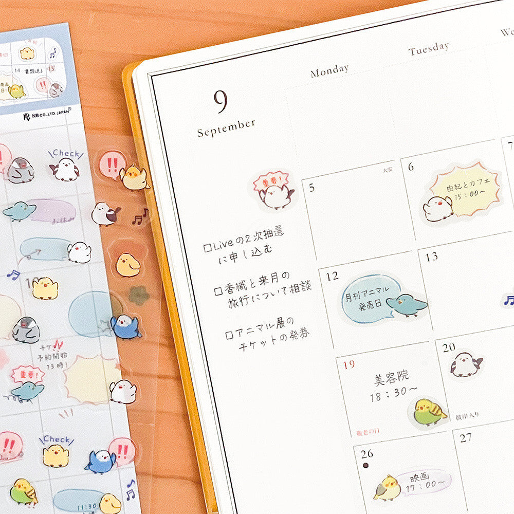 Bird Stickers for Planner