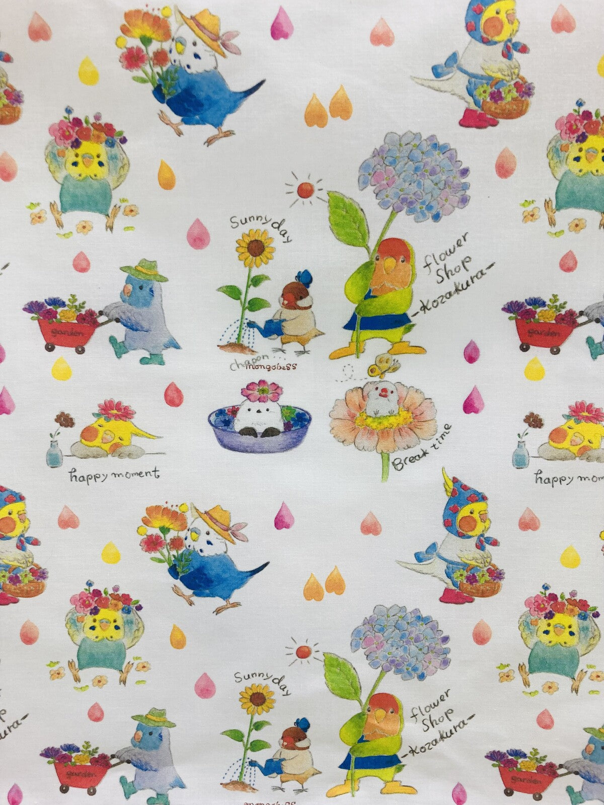 Birds & Flower Cloth