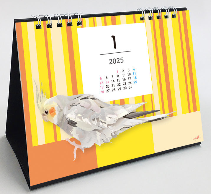 2025 Beautiful Birds Desk Calendar