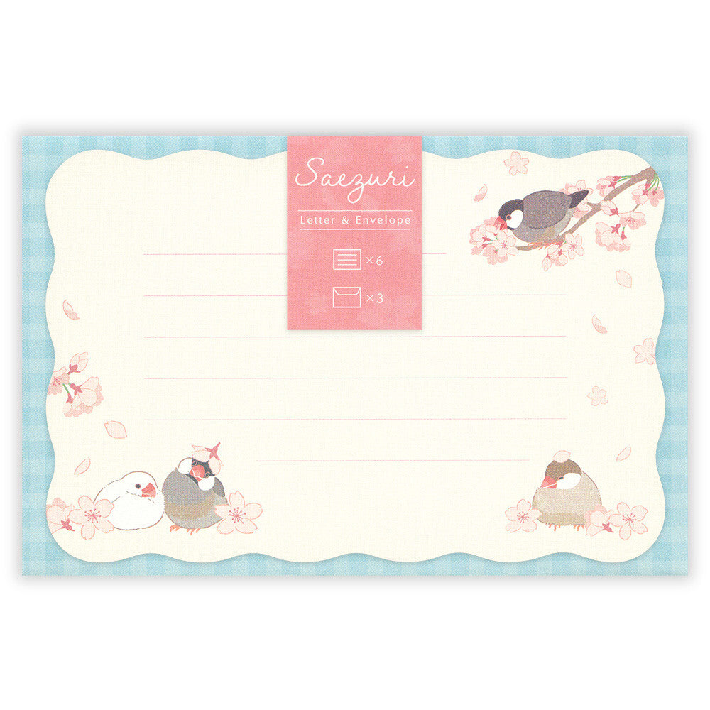 Java Sparrow in the Spring Mini Letter Set