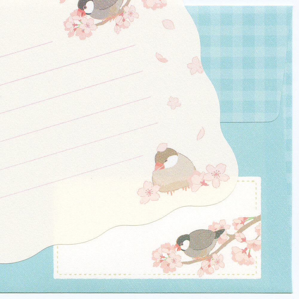 Java Sparrow in the Spring Mini Letter Set